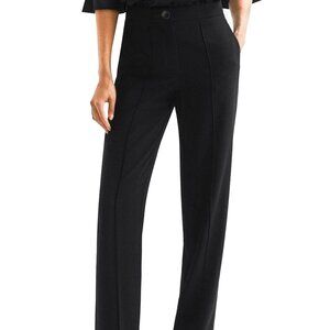 Houmous Womens Dress Pants: Black: Size Medium, 33" Inseam
